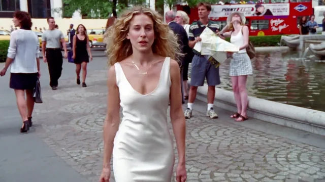 Carrie’s White 'Plaza' Dress