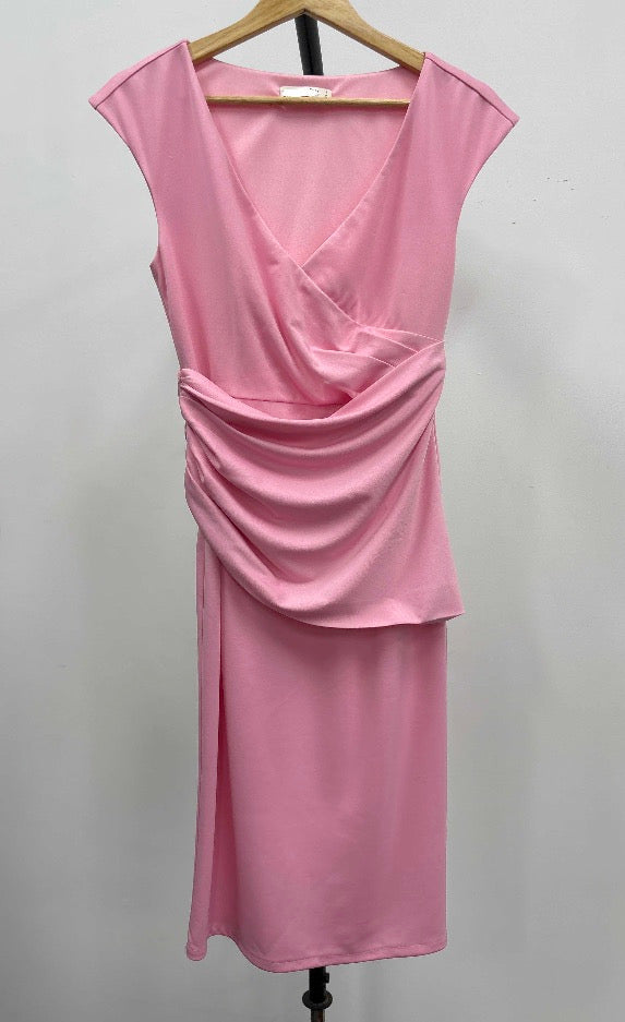 THE Pink Dress!! Carrie's Iconic Faux Wrap Dress