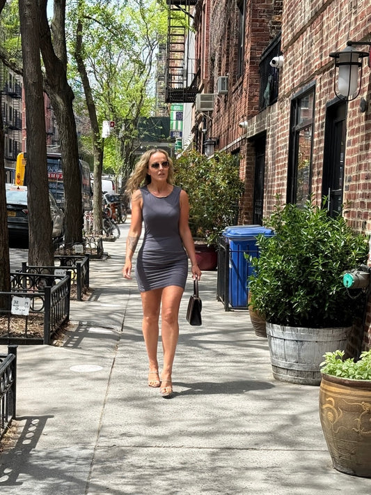 Carrie's Little Grey Dress