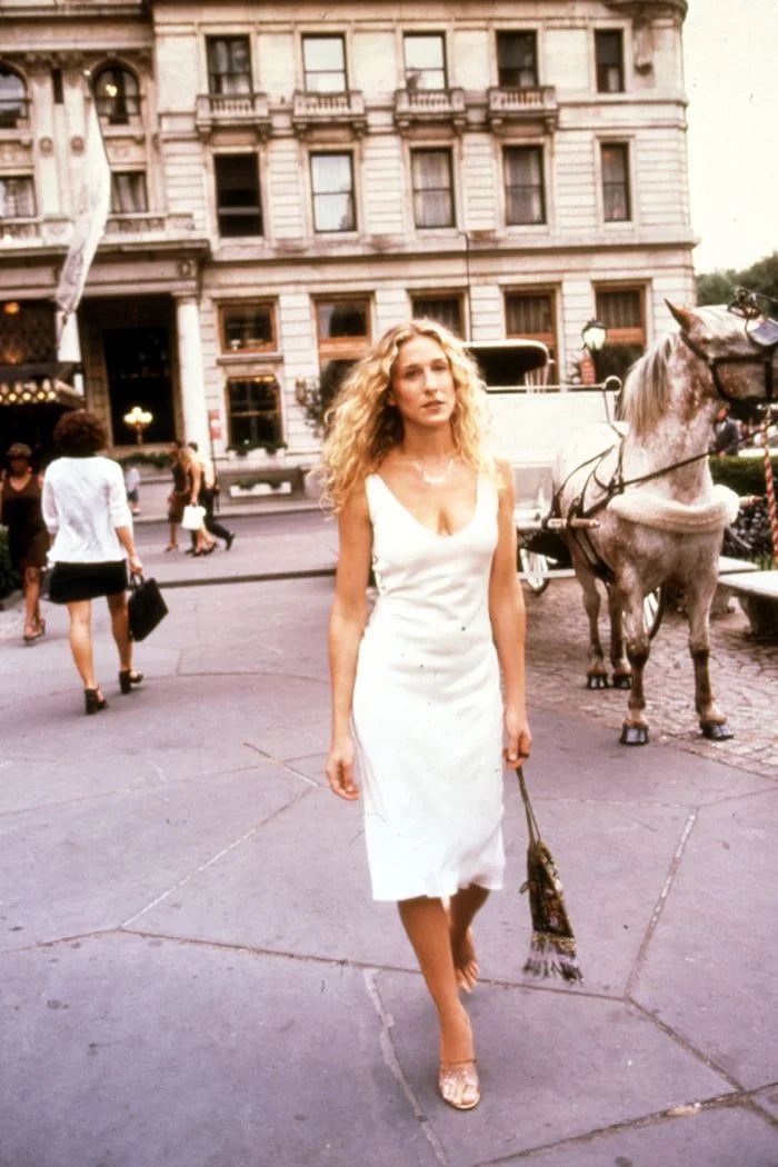 carrie white dress Mini 100% Viscose Trim Carries White 'Plaza' Dress