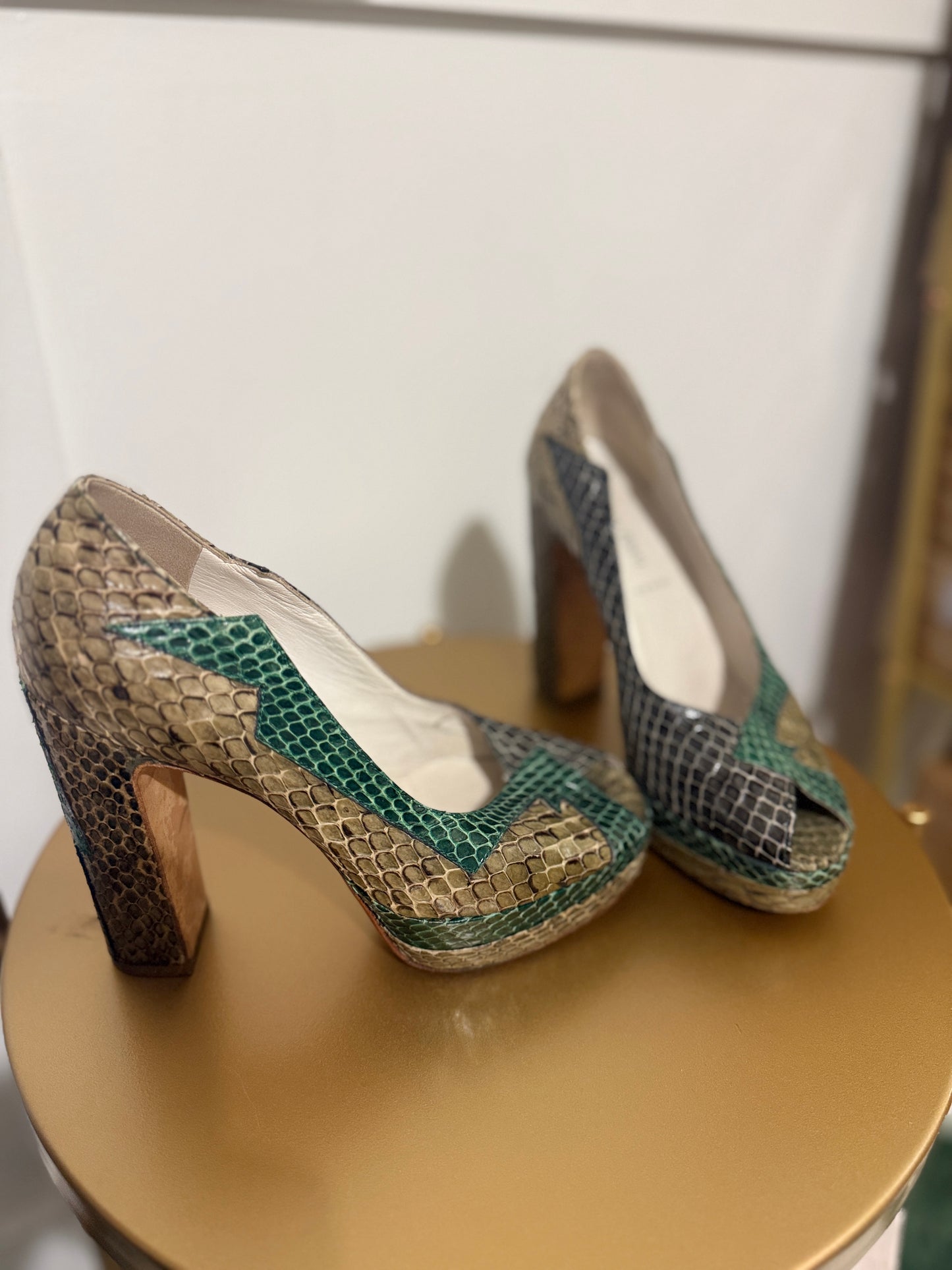 MIU MIU PYTHON PLATFORM CARRIE SEASON 6