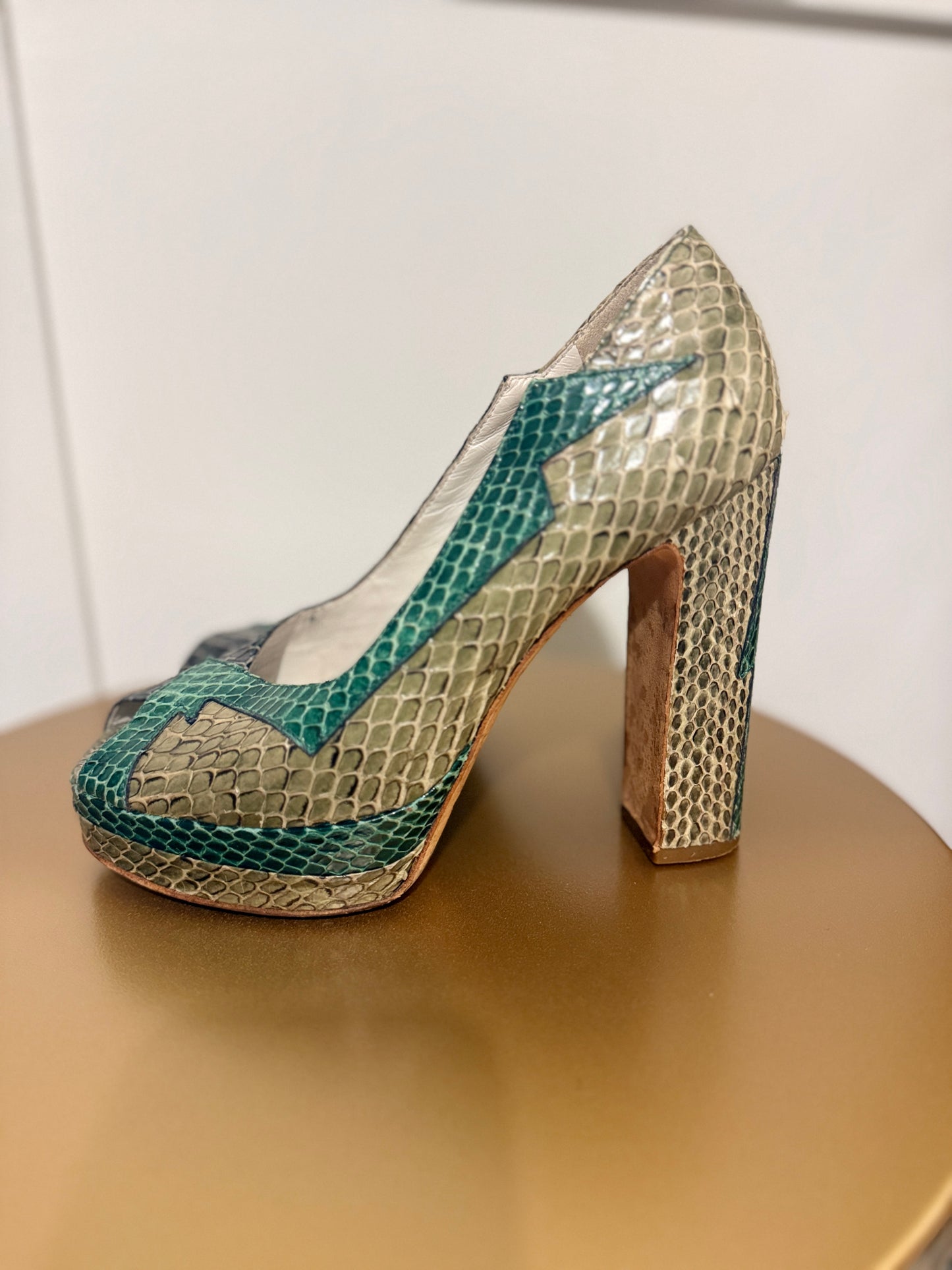 MIU MIU PYTHON PLATFORM CARRIE SEASON 6