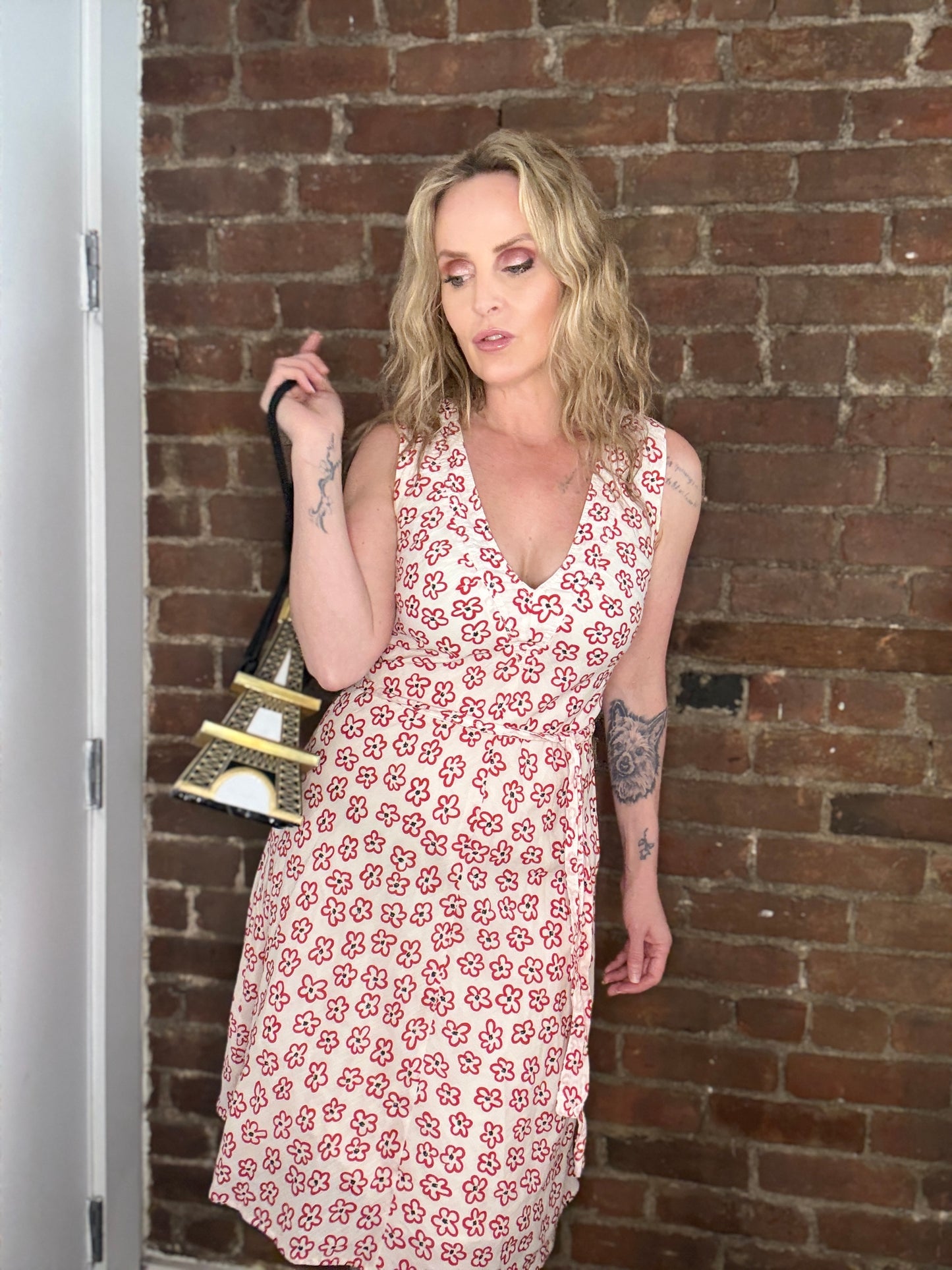 Cacharel Vintage Dress - Same Print Worn by Charlotte