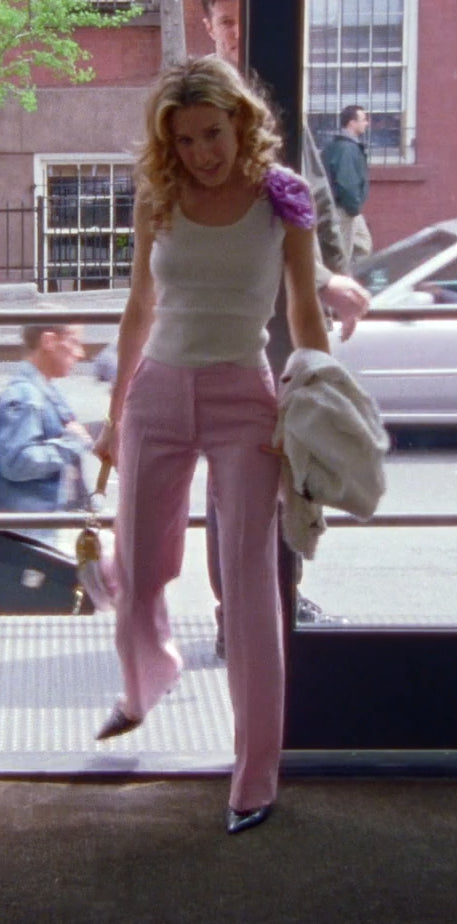 CARRIE’S CHLOE PINK ‘AIDEN’ PANTS S