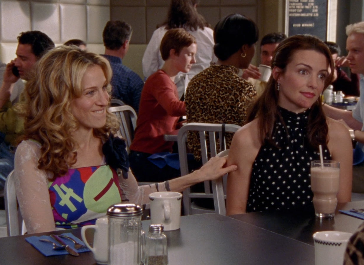 VINTAGE CHANEL 2000 Print Dress from SATC S. 3