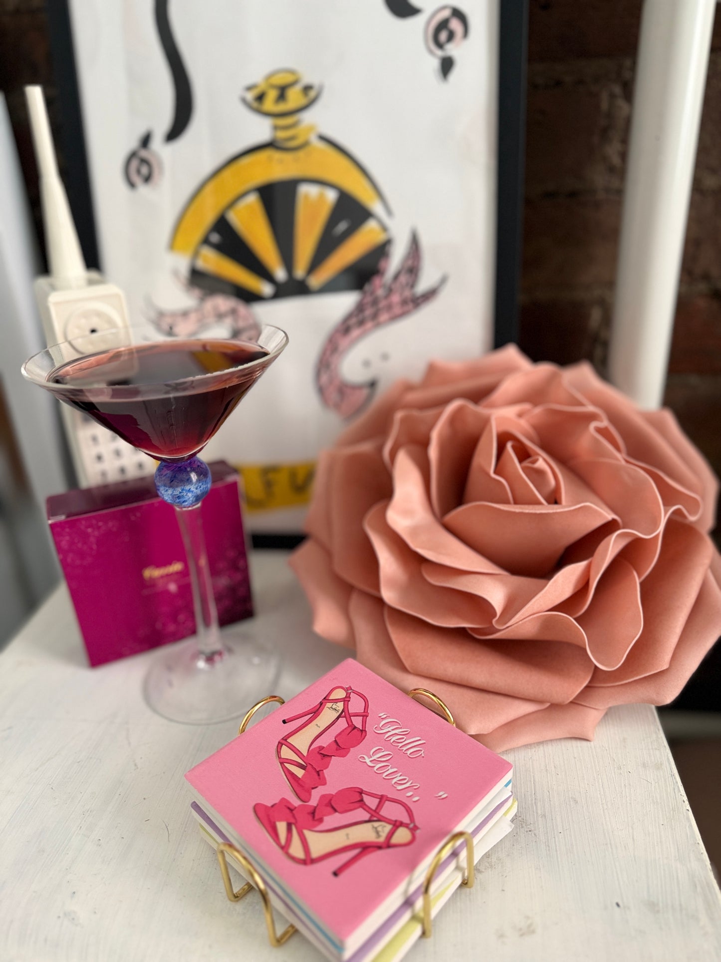 Wishful Sips™ SHOE GALS | Sex and the City Inspired Ceramic Coaster Set (Set of 4)