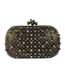 Bottega Beaded classic clutch