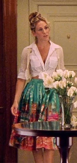 VINTAGE MOULIN ROUGE PRINT MAXI DRESS