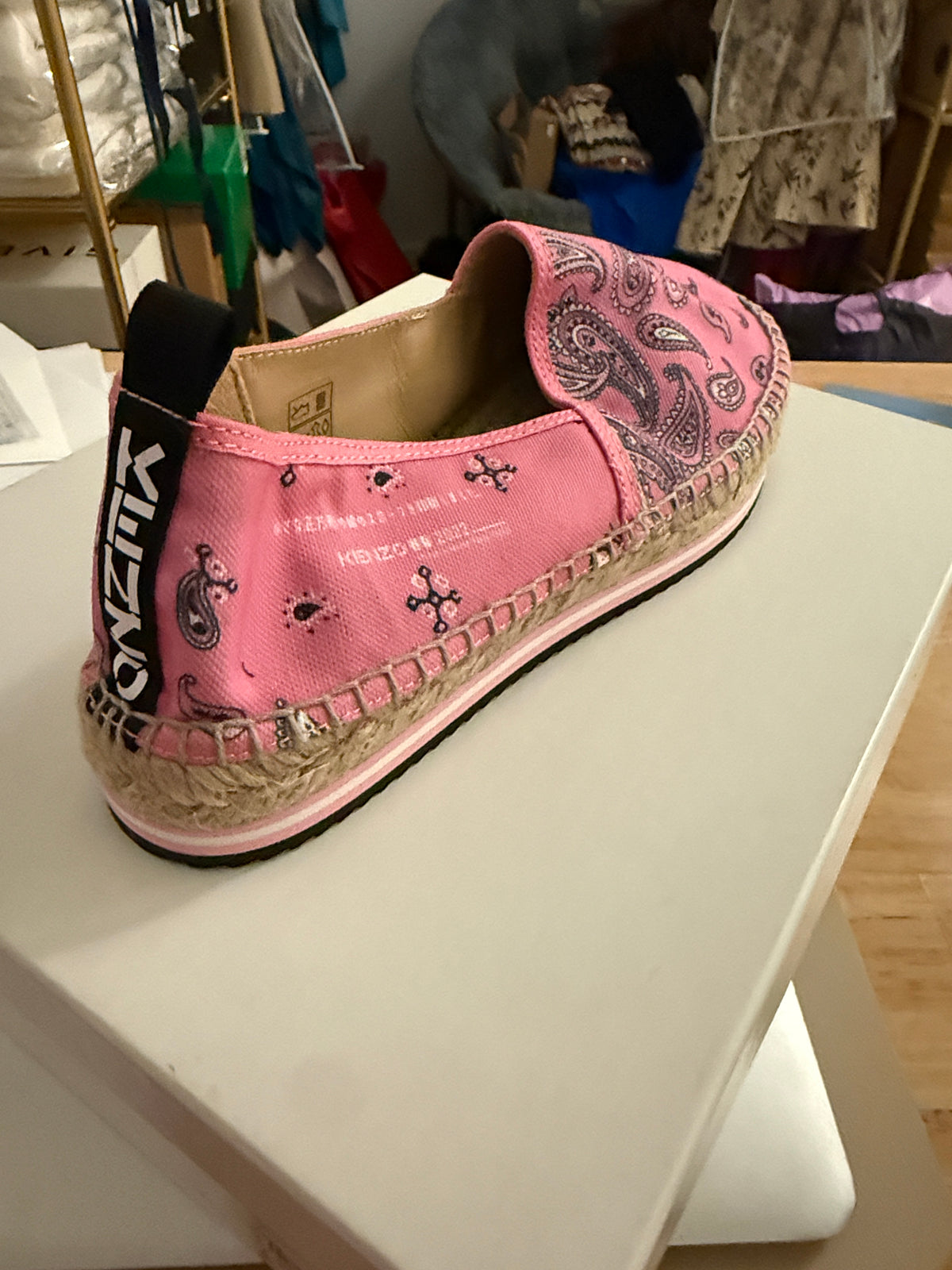 KENZO SLIP ON ESPADRILLE 36