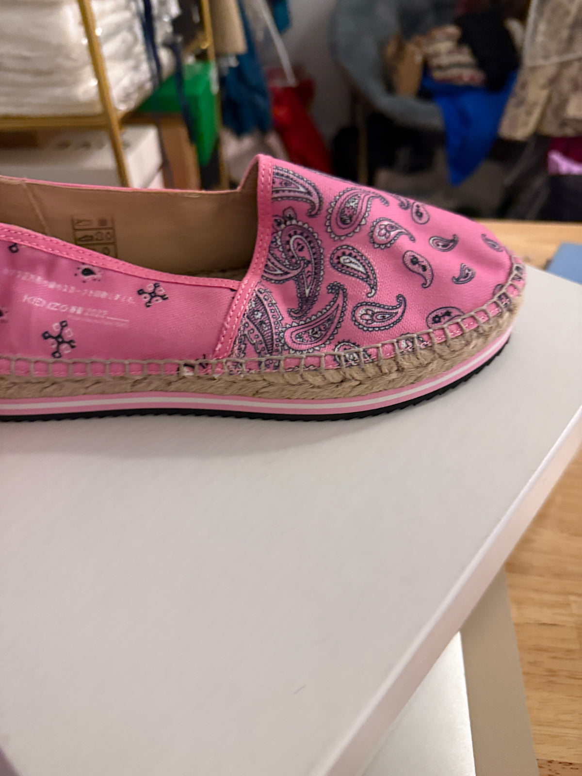 KENZO SLIP ON ESPADRILLE 36