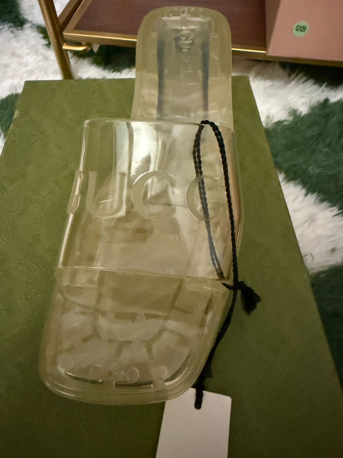 GUCCI CLEAR MULE