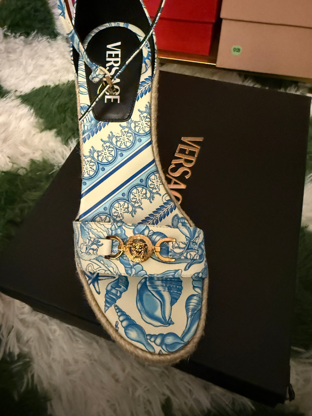 VERSACE BAROQUE WEDGE